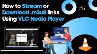 How to Stream or Download m3u8 links Using VLC Media Player [upl. by Brigg]