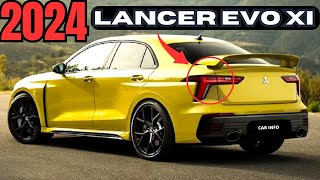 NEW 2024 Mitsubishi Lancer EVO XI Unveiled  The Ultimate Performance Legend Returns [upl. by Tufts]