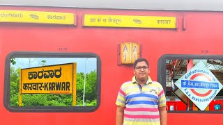 Karwar To Banglore full Journey In 16596 panchaganga Express in 2nd AC 😍 [upl. by Ariaec]