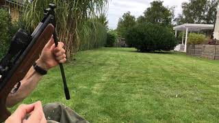 Weihrauch HW 35 cal177  Fantastic air rifle 25m shoot [upl. by Skantze]