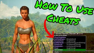 HOW TO USE CHEATS IN Ark Survival Ascended  Open Admin commands in ASA [upl. by Ahsinrad]