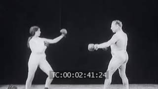 Savate Vintage Instructional Video La Boxe Francaise French boxing  Charles Charlemont [upl. by Arikahs]