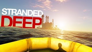 Stranded Deep Gameplay  Finding A Home  Coconut Adventure  Lets Play Stranded Deep Part 2 [upl. by Uon]