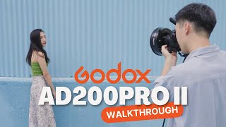 Godox AD200Pro II  New Features Walkthrough [upl. by Darelle593]