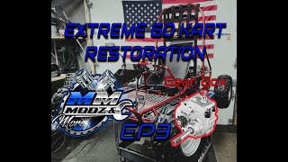 Simple Predator 223 Go Kart Build Read End amp Gear Box Part 3 [upl. by Oscar]