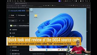 Exploring the CON Folder Mystery in Windows by studying the recently published source code of DOS4 [upl. by Ylrbmik]