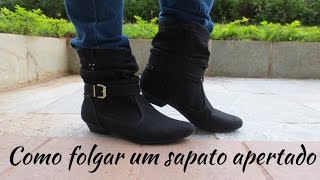 Dica para folgar sapatos apertados [upl. by Amble]