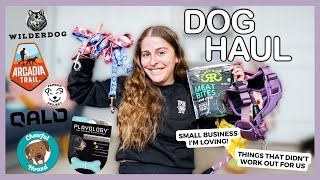 MONTHLY DOG HAUL Small Businesses I LOVE amp Things That Didnt Work Out wilderdog qalo  more [upl. by Svoboda]