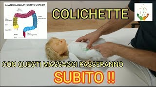 Le colichette del neonato  con questi massaggi e rimedi passeranno subito [upl. by Enovi286]