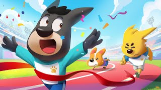 Sheriffs Sports Day  Police Cartoon  Cartoons for Kids  Sheriff Labrador  BabyBus [upl. by Aruat]