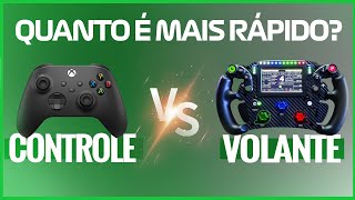 Controle vs Volante no F1 2022  Quanto é mais rápido [upl. by Korfonta]