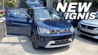 IGNIS ZETA Blue Colour 2023 Model ❤️ New Updated Maruti Suzuki IGNIS 2023 Zeta Model Review [upl. by Hylan]