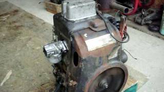 IT RUNS Extremely Rare Single Cylinder 18 HP KOHLER K361 Engine Motor [upl. by Stroud]