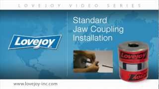 Lovejoy Standard Jaw Coupling Installation Video [upl. by Assille]