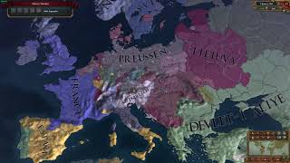 EU4 Timelapse  Brandenburg  Prussia  Germany [upl. by Rebna93]