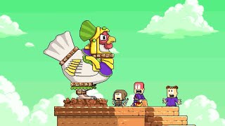 Dan The Man Action Platformer  Chicken God Event  Level 4 No Damage [upl. by Dublin]