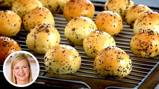 Professional Baker Teaches You How To Make BAGEL BITES [upl. by Naiviv]