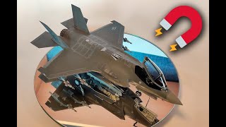 Tamiya 148 scale F35A Lightning II with magnetic pylons [upl. by Bledsoe]