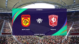 Rkvv Stevo vs FC Twente 22062024 Club Friendlies PES 2021 [upl. by Nosyla514]