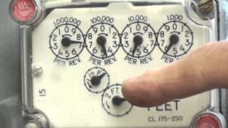 Service of the 80 gas furnace Check the firing rate by clocking the meter part 10 [upl. by Mcculloch133]