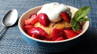 Classic Strawberry Shortcake Recipe  How to Make Strawberry Shortcake [upl. by Sucramraj]