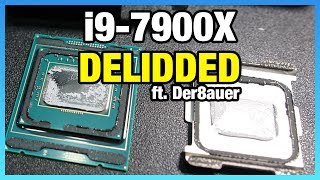 Live Delidding of Intel i97900X ft Der8auer [upl. by Olivie606]