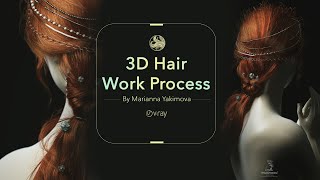 Hair study Ornatrix Work Process [upl. by Dolphin]