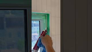 Here’s an easier way to apply sealant in a highly visible area diy homeimprovement [upl. by Harriette]