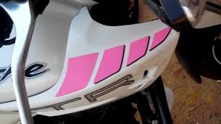 BIKE STICKERING  APACHE  PINK LOVER [upl. by Adirehs]