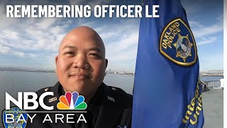 Oakland police officer shot killed in the line of duty [upl. by Naneek]