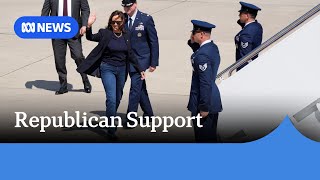 Kamala Harris wins support of Republicans including Dick Cheney  ABC News [upl. by Ellerrehc]