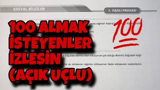 7Sınıf Sosyal Bilgiler 2Dönem 1Yazılı [upl. by Idelle]