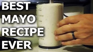 BEST Mayonnaise Recipe EVER  How to Make Homemade Mayo  BroBryceCooks [upl. by Ilatan978]