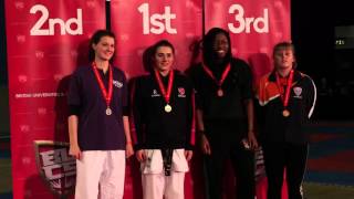 Nottingham Trents Rebecca Croly marks karate return with BUCS gold [upl. by Ezri314]