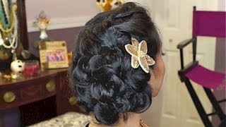 Elegant updo hair tutorial  itsjudytime [upl. by Ailgna]