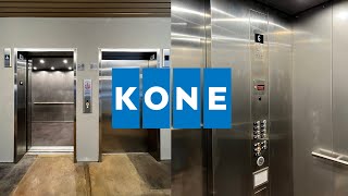 KONE EcoDisc Traction Elevators  6100 Horton St  Emeryville CA [upl. by Elias757]