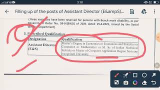 jkpscAssistant directorNotification out2024ADPlaning Deptt [upl. by Cathleen]