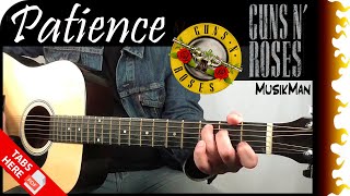 PATIENCE  Guns N’ Roses 🔫🌹  GUITAR Cover  MusikMan N°057 [upl. by Oirram]