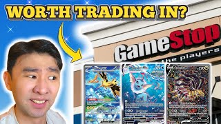 I TRADED MY POKÉMON CARDS INTO GAMESTOP IS IT WORTH IT [upl. by Noicpesnoc]