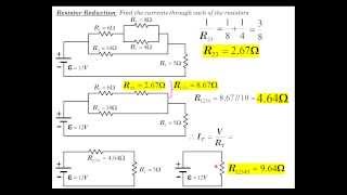 DC Circuits Part 4 Resistor Reduction Example [upl. by Wakefield810]