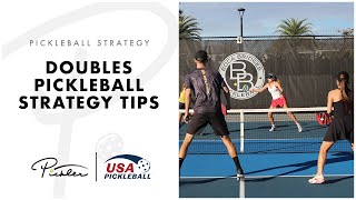 Doubles Pickleball Strategy Tips [upl. by Domash735]