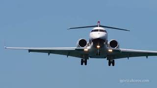 Airplane in the blue sky overhead [upl. by Nitsirt540]