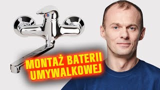 Jak wymienić baterię umywalkową ścienną [upl. by Esille]