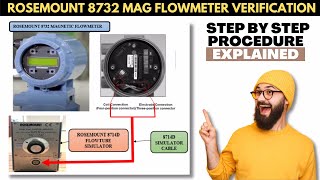 Rosemount 8732 Magnetic Flowmeter Verification Procedure  Rosemount Flow Transmitter Calibration [upl. by Airamak]