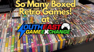 So Many Boxed Retro Games at Southeast Game Exchange [upl. by Kral]