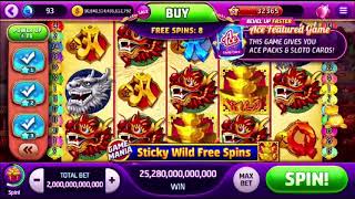 Slotomania game mania dragon only 8 free spin max bet shock shock 275Q🥶😱😱bryar gaming [upl. by Marutani]