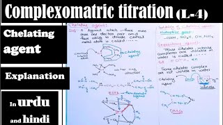 Complexomatric titration L4 Chelating agent [upl. by Llennod]