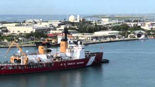 Coast Guard Icebreaker Polar Star Visits Honolulu [upl. by Combes]