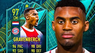 5⭐ SKILL MOVES 👀 97 Moments Gravenberch Player Review  FIFA 22 Ultimate Team [upl. by Ellimaj47]