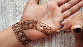 Karwa Chauth Special beautiful fronthand mehndi design  Easy amp simple mehndi design  Mehndi design [upl. by Carley448]